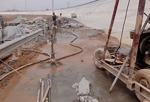 鸡西公路钻孔施工